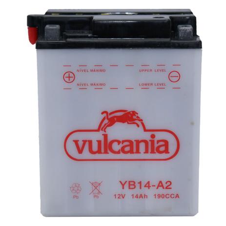 Bateria Vulcania YB14-A2 14Ah CBX 750 Galo CBF1000 importada Menor preço em Bateria Vulcania YB14-A2 14Ah CBX 750 Galo CBF1000 importada