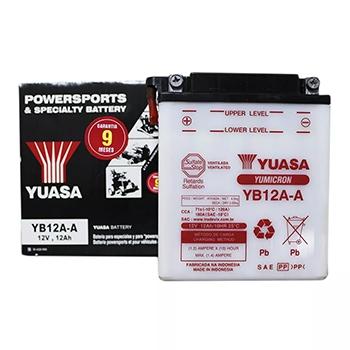 Bateria Yuasa HONDA CB 400 I / II Cód Yuasa Yb12a-a Menor preço em Bateria Yuasa HONDA CB 400 I / II Cód Yuasa Yb12a-a