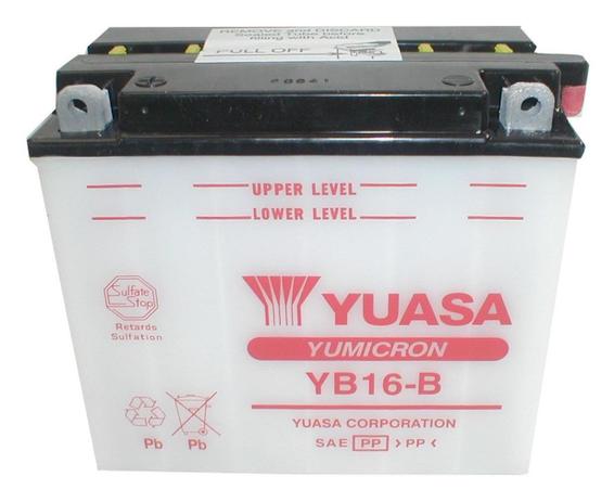 Bateria Yuasa YB16-B 19Ah Harley XL883 1000 1100 FX1200 1340 Menor preço em Bateria Yuasa YB16-B 19Ah Harley XL883 1000 1100 FX1200 1340