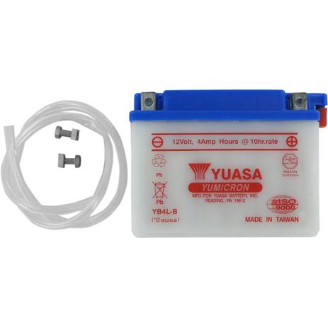 Bateria Yuasa YB4L-B 4Ah C Dream 100 Sundown Scooter WS 50 Menor preço em Bateria Yuasa YB4L-B 4Ah C Dream 100 Sundown Scooter WS 50