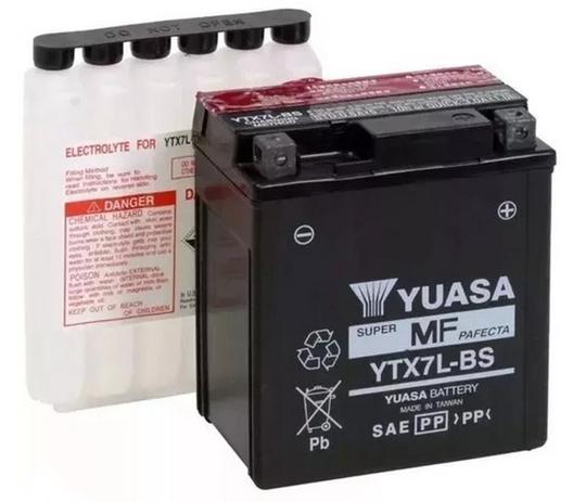 Bateria Yuasa YTX7L-BS Twister Fazer Lander Cb300 Falcon Menor preço em Bateria Yuasa YTX7L-BS Twister Fazer Lander Cb300 Falcon