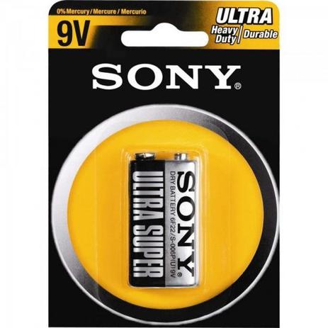 Bateria Zinco 9V S-006P Sony Caixa c/12 pilhas (cartela c/1) Menor preço em Bateria Zinco 9V S-006P Sony Caixa c/12 pilhas (cartela c/1)