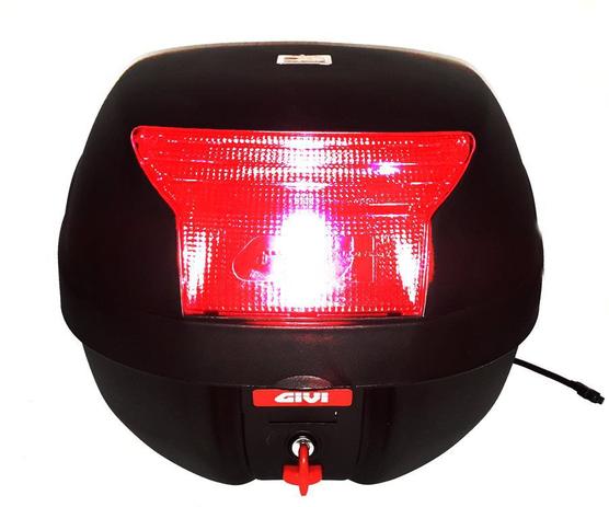 Baú Bauleto Moto Givi E29BN 29 Litros Com Luz de Freio Menor preço em Baú Bauleto Moto Givi E29BN 29 Litros Com Luz de Freio