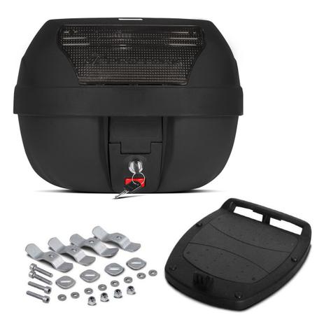 Bau Bauleto Para Moto 28 Litros Com Base Preto Pro Tork é boa?
