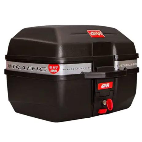 Baú Bauleto Universal 27 L Givi E27m Monolock Traffic Menor preço em Baú Bauleto Universal 27 L Givi E27m Monolock Traffic