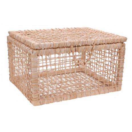 Báu De Palha Cesta Caixa Organizadora Tipo Maleta 33x26x21 - Tnc Menor preço em Báu De Palha Cesta Caixa Organizadora Tipo Maleta 33x26x21 - Tnc