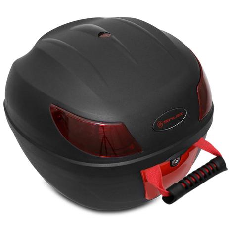 Baú Moto Bauleto 26 Litros Shutt Universal Preto e Vermelho Com Chave e Base de Fixação 27 Menor preço em Baú Moto Bauleto 26 Litros Shutt Universal Preto e Vermelho Com Chave e Base de Fixação 27