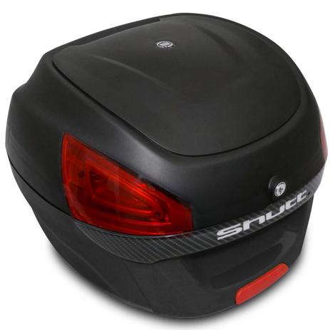 Baú Moto Bauleto 29 Litros Shutt Universal Preto e Aplique Carbon Com Chave e Base Fixação 28 30 Menor preço em Baú Moto Bauleto 29 Litros Shutt Universal Preto e Aplique Carbon Com Chave e Base Fixação 28 30
