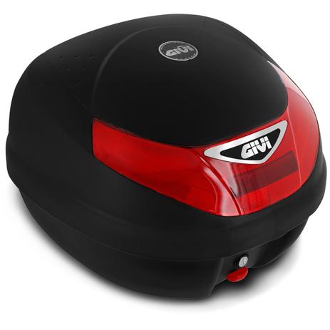 Baú Moto Bauleto 30 Litros Givi E30N Monolock Tour Bagageiro Universal Preto Vermelho Menor preço em Baú Moto Bauleto 30 Litros Givi E30N Monolock Tour Bagageiro Universal Preto Vermelho