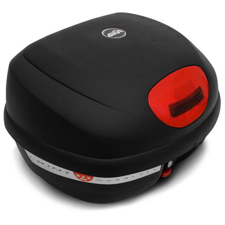 Baú Moto Bauleto 33 Litros Givi E33N Point Bagageiro Universal Com Chave Preto Menor preço em Baú Moto Bauleto 33 Litros Givi E33N Point Bagageiro Universal Com Chave Preto