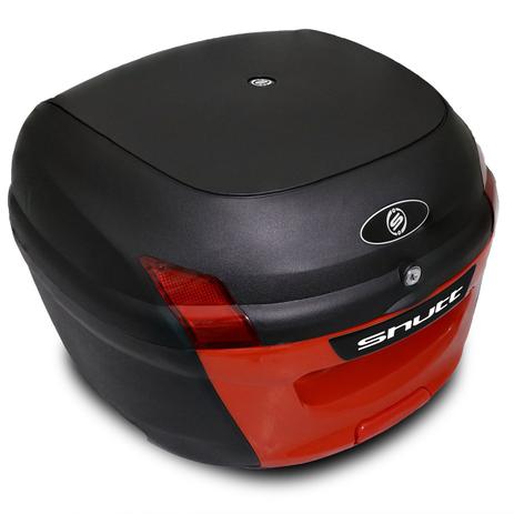 Baú Moto Bauleto 34 Litros Shutt Universal Preto e Vermelho Bagageiro Chave e Base de Fixação 33 35 Menor preço em Baú Moto Bauleto 34 Litros Shutt Universal Preto e Vermelho Bagageiro Chave e Base de Fixação 33 35