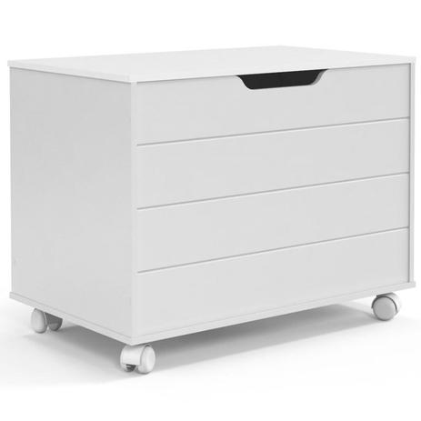 Baú Organizador Infantil Toy com Rodízios - Branco Acetinado - Matic é ruim? Baú Organizador Infantil Toy com Rodízios - Branco Acetinado - Matic é boa?