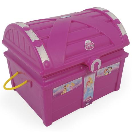Baú Para Guardar Brinquedos Princesa Disney 18232 Xalingo Menor preço em Baú Para Guardar Brinquedos Princesa Disney 18232 Xalingo