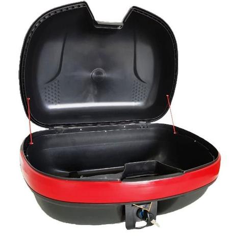 Baú Para Moto Bauleto 48 Litros Com Kit Instalação E Chave TEEM Modelo TM 5542 Menor preço em Baú Para Moto Bauleto 48 Litros Com Kit Instalação E Chave TEEM Modelo TM 5542