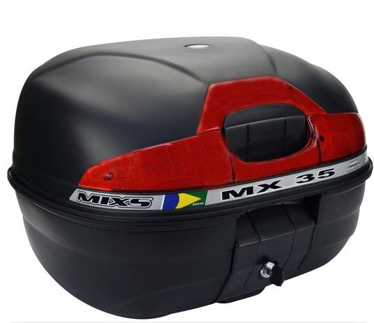Bauleto Bau Mixs 35 Litros Universal Moto Menor preço em Bauleto Bau Mixs 35 Litros Universal Moto