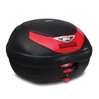 Bauleto Givi Flow E350N 35 litros monolock Baú superior c/ base p/ bagageiro traseiro moto Menor preço em Bauleto Givi Flow E350N 35 litros monolock Baú superior c/ base p/ bagageiro traseiro moto