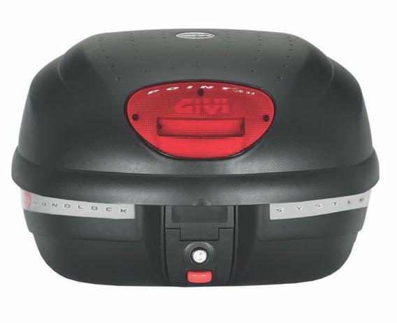 Bauleto Givi Point E33N 33 litros - Baú traseiro monolock para Moto com base universal Menor preço em Bauleto Givi Point E33N 33 litros - Baú traseiro monolock para Moto com base universal