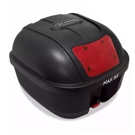 Bauleto Moto Bau Bagageiro Max 35 Litros Klarion Preto Top Menor preço em Bauleto Moto Bau Bagageiro Max 35 Litros Klarion Preto Top