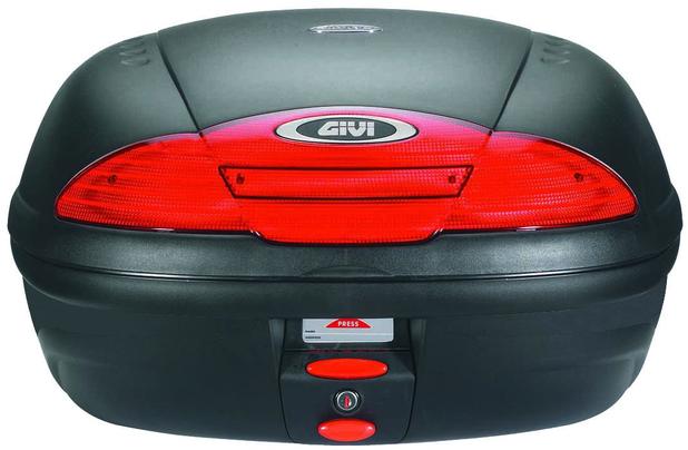 Bauleto traseiro Givi Simply E450N 45 litros base universal monolock - baú superior moto Menor preço em Bauleto traseiro Givi Simply E450N 45 litros base universal monolock - baú superior moto