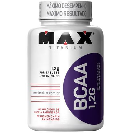 Bcaa 1,2g 272Tabs - Max Titanium Menor preço em Bcaa 1,2g 272Tabs - Max Titanium