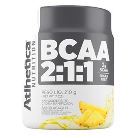 BCAA 2:1:1 - 210g Abacaxi - Atlhetica Nutrition Menor preço em BCAA 2:1:1 - 210g Abacaxi - Atlhetica Nutrition