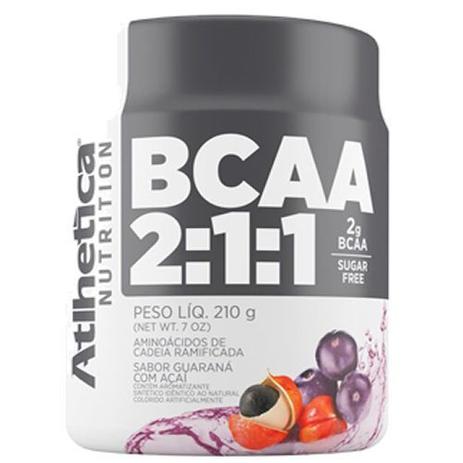 BCAA 2:1:1 - 210g Guarana c/ Açai - Atlhetica Nutrition Menor preço em BCAA 2:1:1 - 210g Guarana c/ Açai - Atlhetica Nutrition