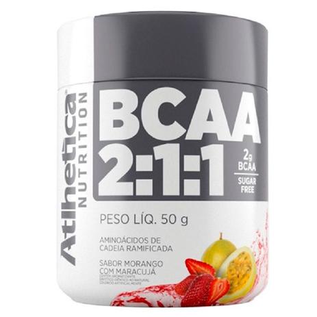 Bcaa 2:1:1 - 50g - atlhetica Menor preço em Bcaa 2:1:1 - 50g - atlhetica