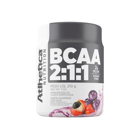 BCAA 2:1:1 ATLHETICA 210g - GUARANÁ E AÇAÍ é ruim? BCAA 2:1:1 ATLHETICA 210g - GUARANÁ E AÇAÍ é boa?