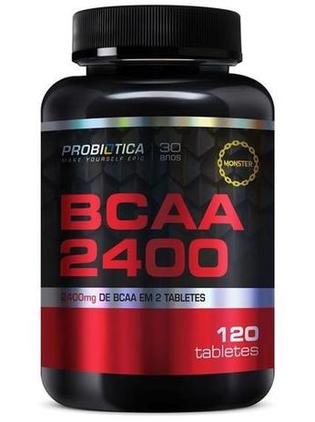 BCAA 2400 - 120 Tabletes - Probiótica Menor preço em BCAA 2400 - 120 Tabletes - Probiótica