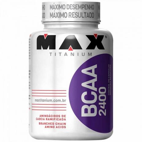 BCAA 2400 (200 caps) - Max Titanium Sabor: Sem Sabor Menor preço em BCAA 2400 (200 caps) - Max Titanium Sabor: Sem Sabor