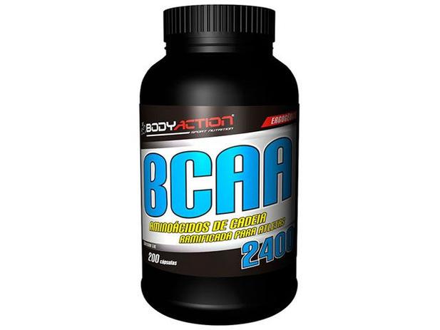 BCAA 2400 200 Cápsulas - Body Action