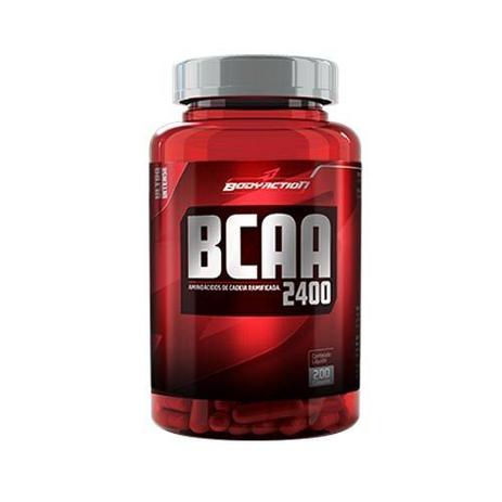 BCAA 2400 - 200 cápsulas - BodyAction Menor preço em BCAA 2400 - 200 cápsulas - BodyAction