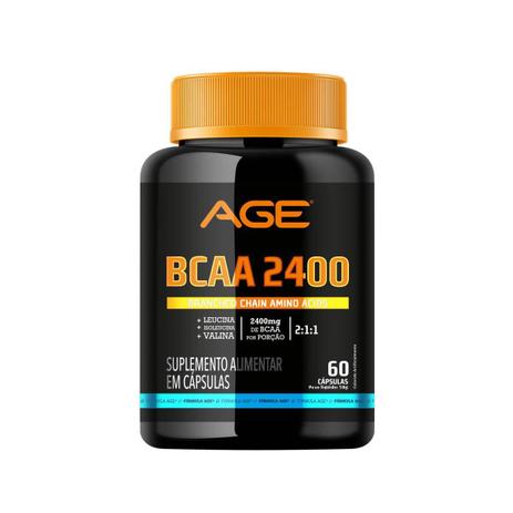 BCAA 2400 60 cápsulas - AGE Menor preço em BCAA 2400 60 cápsulas - AGE