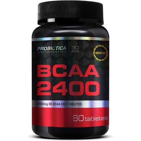 BCAA 2400 60 TAB Probiótica Menor preço em BCAA 2400 60 TAB Probiótica