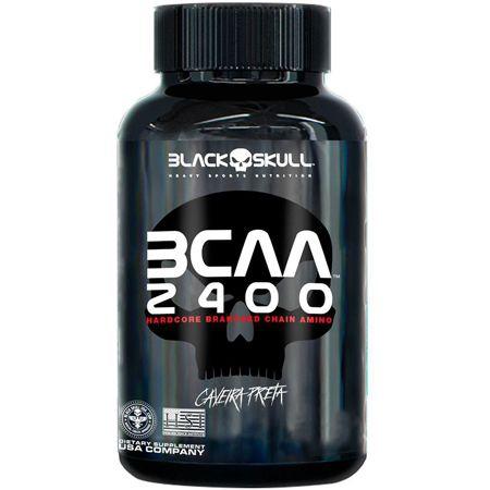 BCAA 2400 Black Skull 200 Cápsulas Menor preço em BCAA 2400 Black Skull 200 Cápsulas