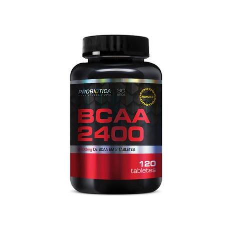 Bcaa 2400 probiótica 120 tabletes Menor preço em Bcaa 2400 probiótica 120 tabletes