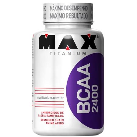 BCAA 2400mg 100 Cápsulas - Max titanium Menor preço em BCAA 2400mg 100 Cápsulas - Max titanium