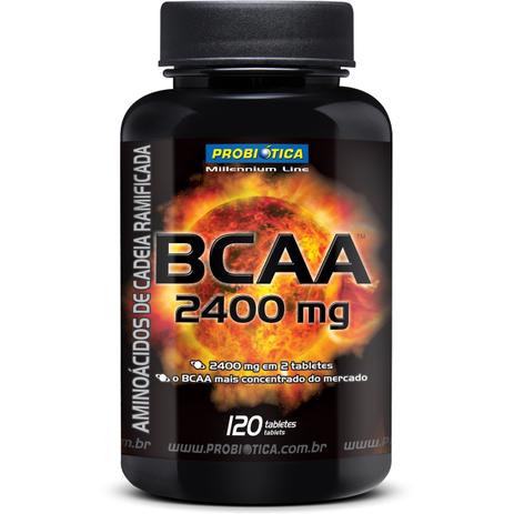 BCAA 2400mg 120 tabletes - Probiótica Menor preço em BCAA 2400mg 120 tabletes - Probiótica
