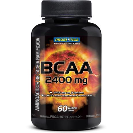 BCAA 2400mg 60 tabletes - Probiótica Menor preço em BCAA 2400mg 60 tabletes - Probiótica