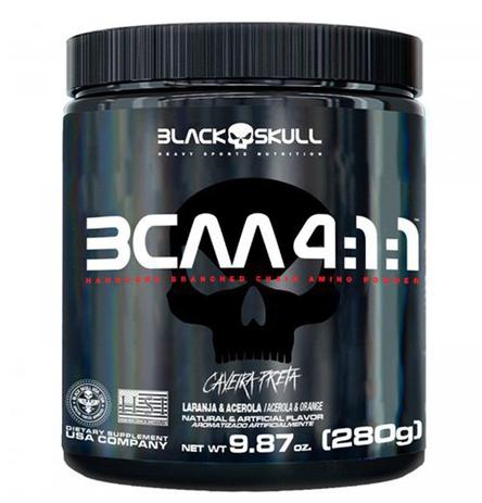 Bcaa 4:1:1 Caveira Preta - 280g - Laranja c/ Acerola - Black Skull -  Caveira Preta é boa?