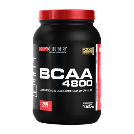 Bcaa 4800 250 Caps - Bodybuilders Menor preço em Bcaa 4800 250 Caps - Bodybuilders