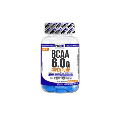 BCAA 6.0 Super Pump 60 tabletes - ProFit Menor preço em BCAA 6.0 Super Pump 60 tabletes - ProFit