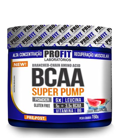 BCAA 6.1.1 SUPER PUMP - POWDER - Pote 150 gramas - Melância - Profit Menor preço em BCAA 6.1.1 SUPER PUMP - POWDER - Pote 150 gramas - Melância - Profit