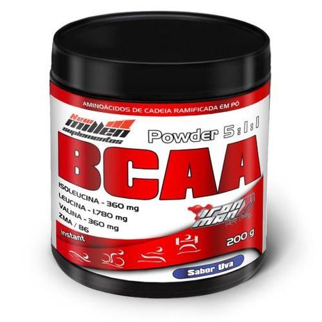 Bcaa Instant Powder 5:1:1 - 200G Uva - New Millen Menor preço em Bcaa Instant Powder 5:1:1 - 200G Uva - New Millen