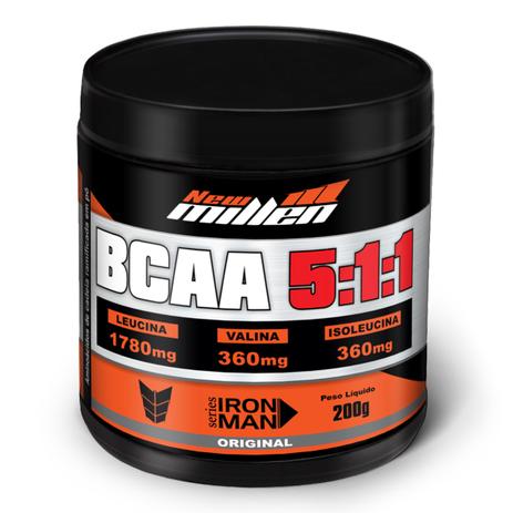 BCAA Instant Powder 5:1:1 200gr - New Millen Menor preço em BCAA Instant Powder 5:1:1 200gr - New Millen
