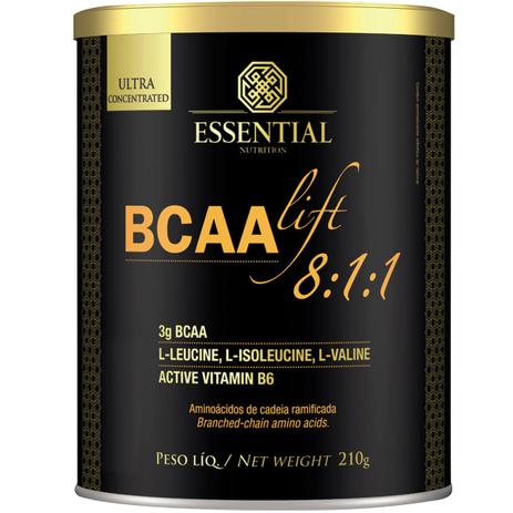 Bcaa lift 8:1:1 (210g) limão - essential nutrition Menor preço em Bcaa lift 8:1:1 (210g) limão - essential nutrition