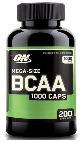 BCAA MEGA-SIZE 1000 (200 caps) - Optimum Nutrition Menor preço em BCAA MEGA-SIZE 1000 (200 caps) - Optimum Nutrition