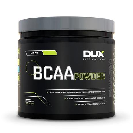 BCAA Powder 200g Limão Dux Nutrition Menor preço em BCAA Powder 200g Limão Dux Nutrition