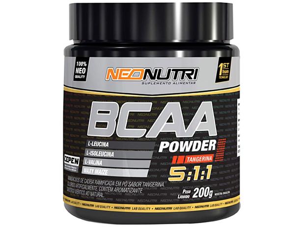 BCAA Powder 200g Sabor Tangerina - Neo Nutri