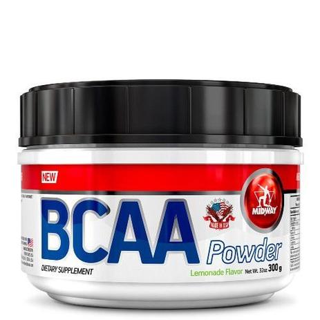 BCAA Powder - 300 gramas - Limonada - Midway Menor preço em BCAA Powder - 300 gramas - Limonada - Midway
